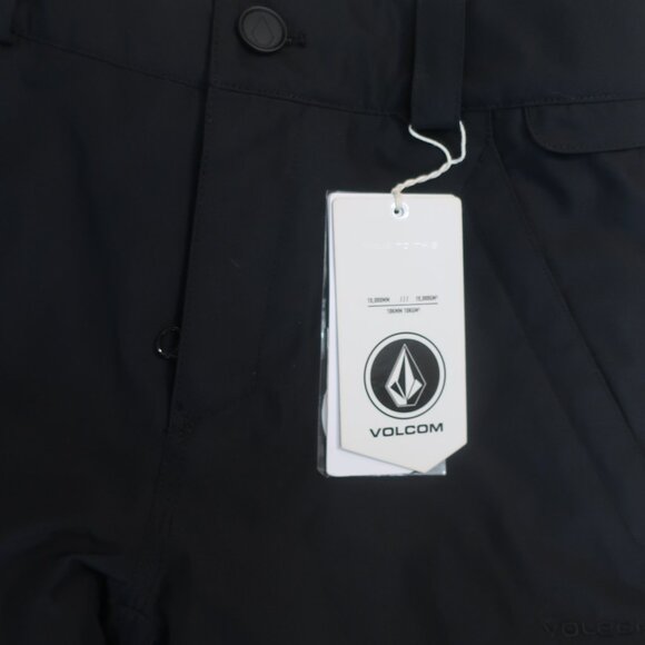 NWT Youth Volcom Black Freakin Chino Insulated Activewear Snowboard Ski Pants M - Picture 3 of 8